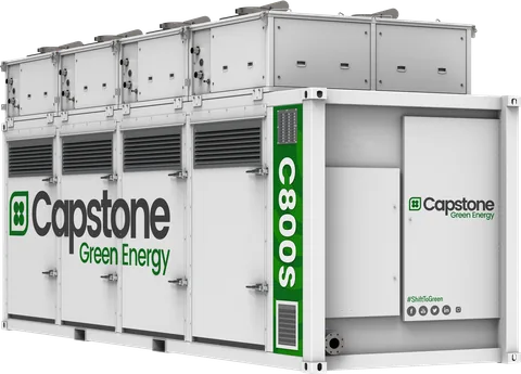 Capstone C800S gasna kontejnerska mikroturbina